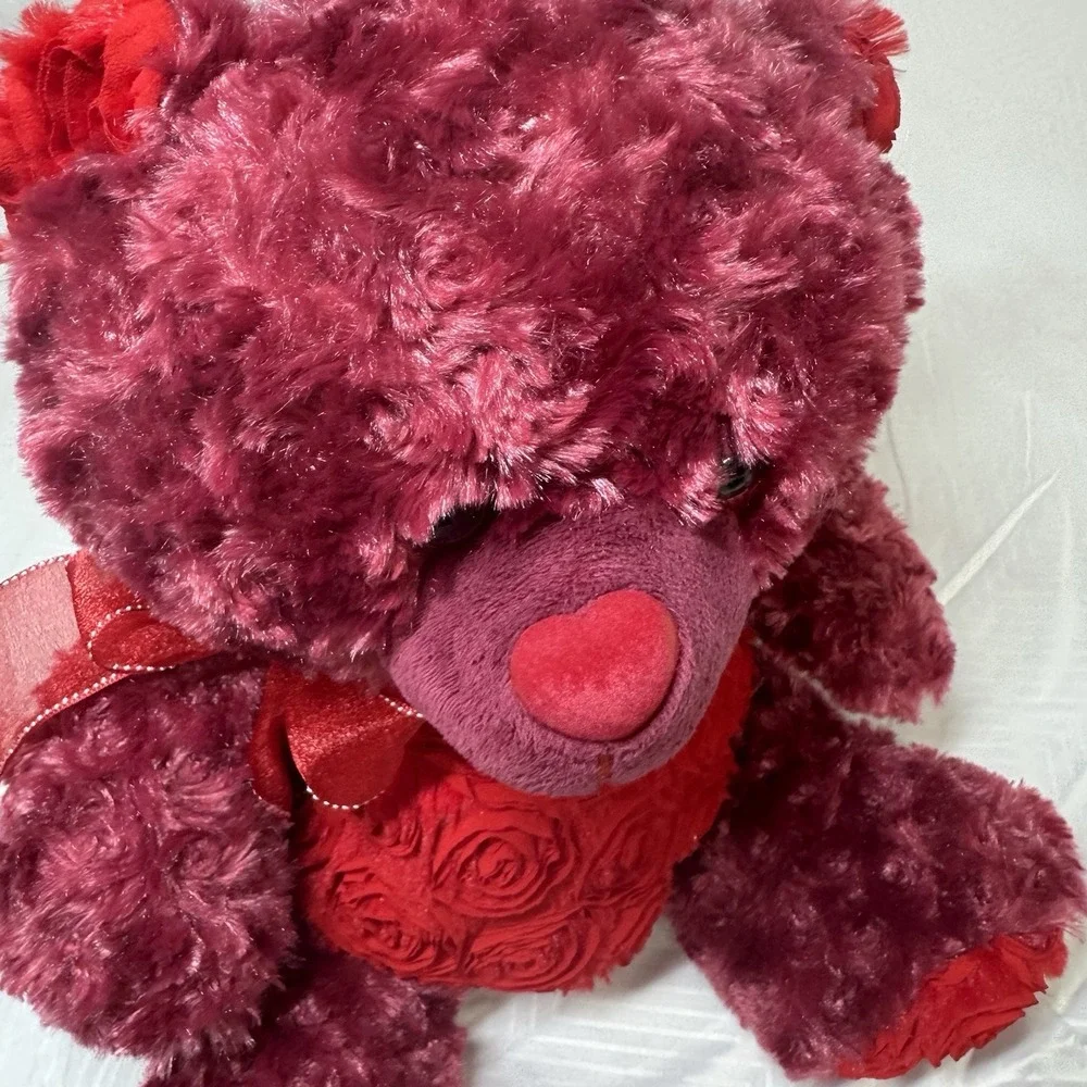 Red Stuffed Animal Polyester Fiber Made In China
